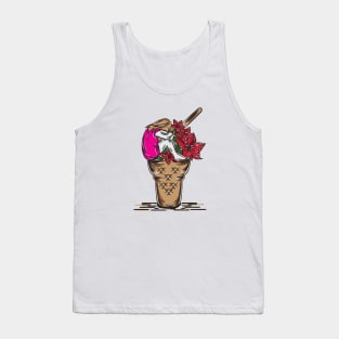 sad woman Tank Top